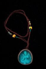 綠松石菩薩墜(中)