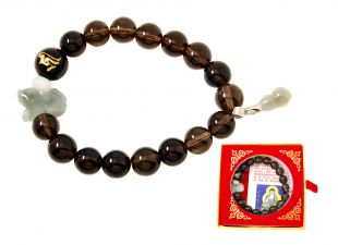 茶晶生肖手珠