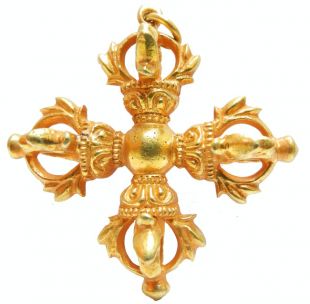 十字杵墬子(鍍金)