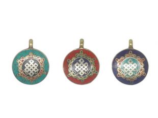 鑲寶石吉祥墜子