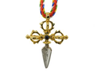 鎏金普巴杵墜(A)