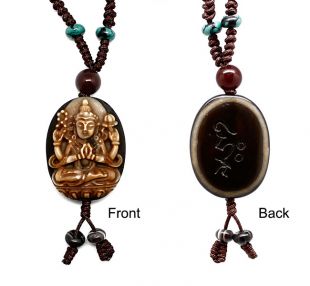 佛像種子字天珠