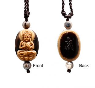 佛像種子字天珠