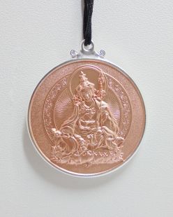 精雕蓮花生大士隨身掛飾(利瑪銅)