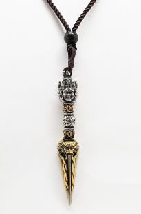 三面普巴杵吊墜6.5公分